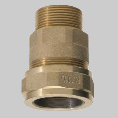 Raccordo Ottone per Tubo Ferro M 1 Made in Italy - 2