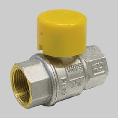 Valvola Sfera Gas F con Cappuccio Piombabile 1 MOP5 Tiemme - 2