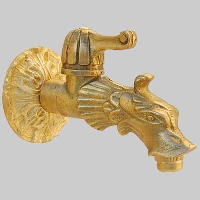 Rubinetto Artistico con Attacco Portagomma ½ Giallo Bianchi Angelo & - 2