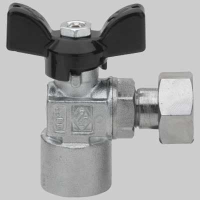 Valvola a Sfera a Squadra Fil. Femmina con Girello ½½ G Rubinetterie - 2