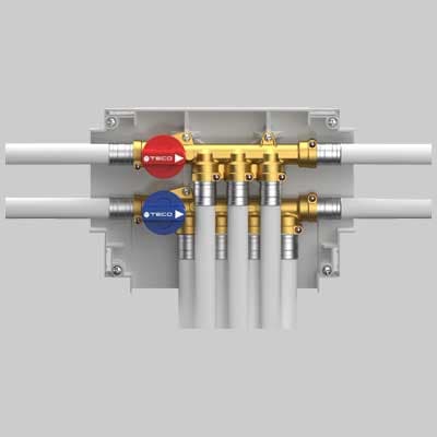 Collettore Sanitario K4.2 Fastec ½ 5+4 Teco - 2