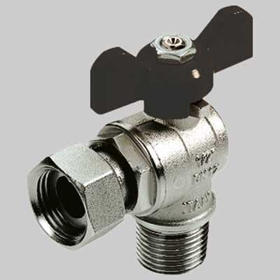Valvola a Sfera a Squadra Fil. Maschio con Girello 3 x 43 x 4 G Tiemme - 2