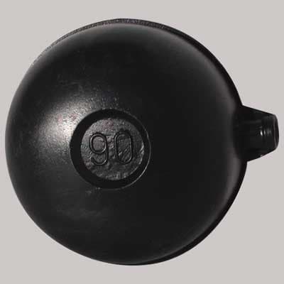 Sfera Ø 90 Inserto Ottone ¼ Made in Italy - 2