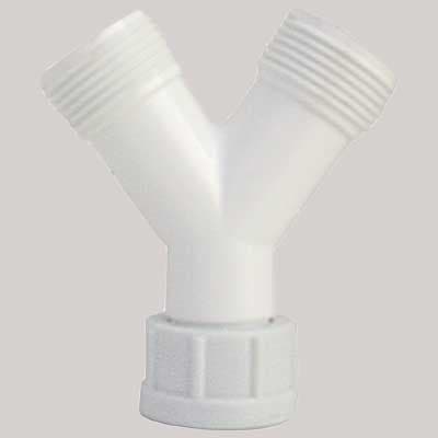 Raccordo a Y per Tubo Carico Lavatrice e Lavastoviglie ¾ M x ¾m x ¾ F Made - 2