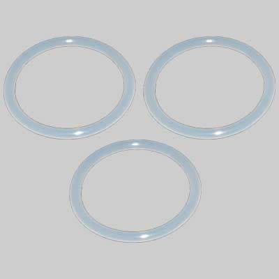 O Ring Silicone Bianco per Tappi Radiatori Made in Italy 1 ¼ Ø 56 Acciaio - 2