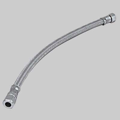 Tubo Flessibile INOX con Bicono Femmina Cm 30 F ½ x Bicono 10 Made in Italy - 2