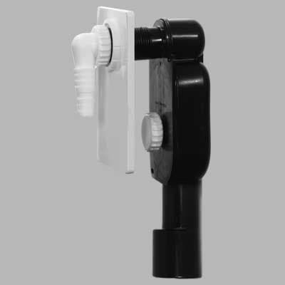 Sifone Incasso Lavatrice Cobra B Lusso 40 x 50 Piastra ABS Bianca Ghidini - 2