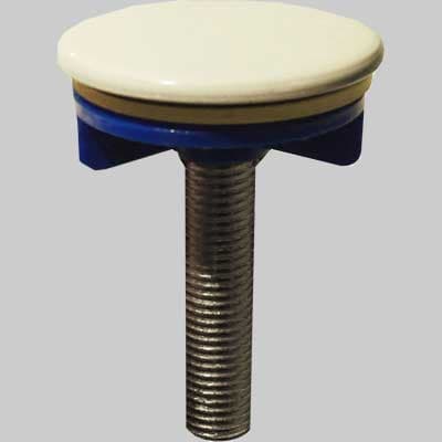 Tappo Copriforo in Ottone Bianco Ø 50 Made in Italy - 2