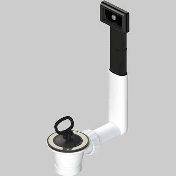 Piletta in PVC per Lavelli INOX con Troppo Pieno 11/2 Ø 70 l B Plast - 2