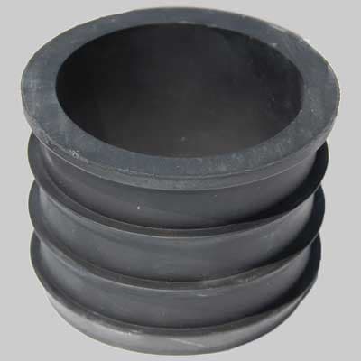Riduzione in Gomma Nera per Raccordo Tubi 75 x 63 Made in Italy - 2