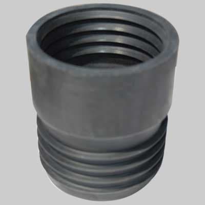 Riduzione in Gomma Nera per Raccordo Tubi 75 x 80 Made in Italy - 2