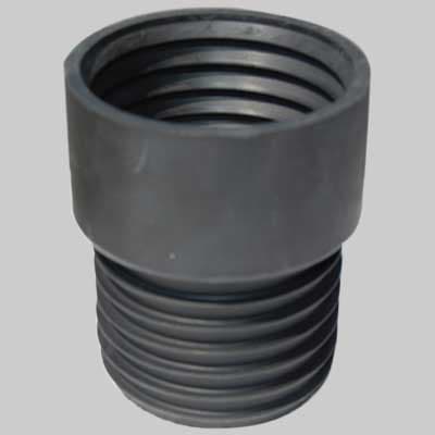 Riduzione in Gomma Nera per Raccordo Tubi 80 x 75 Made in Italy - 2