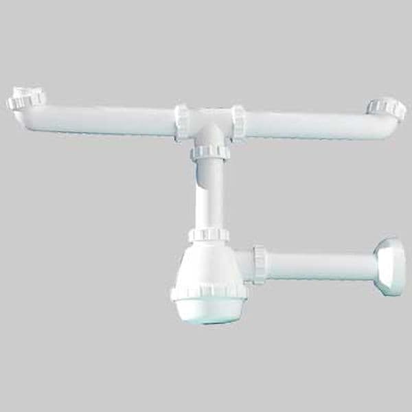 Sifone 2 Vie PVC Mariplast 1 1/2 Maryplast - 2