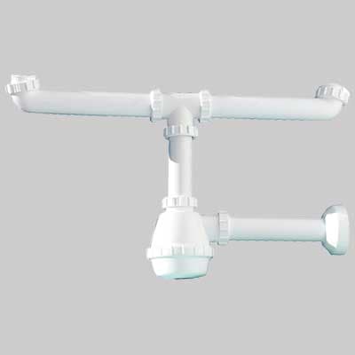 Sifone 2 Vie PVC Mariplast 1 ½ Maryplast - 2