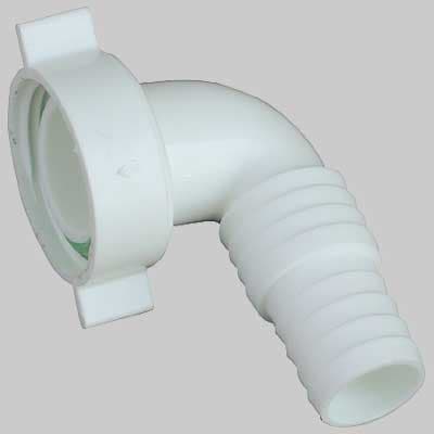 Attacco Porta Gomma per Lavatrice 1 Cromato Made in Italy - 2