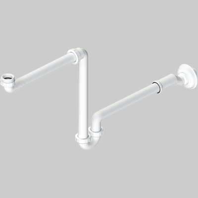 Sifone per Lavabo Autopulente Salvaspazio con Eccentrico 1 x DN 3240 l B - 2