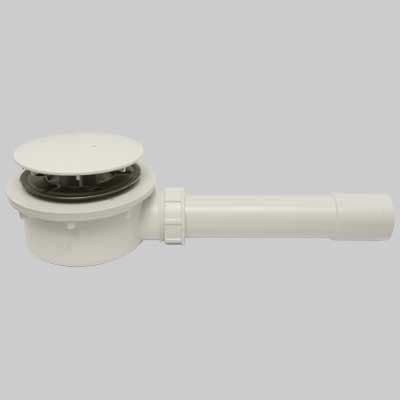 Piletta Doccia Sofia DM90 con Coperchio Bianco Uscita 40 x 50 Perini - 2