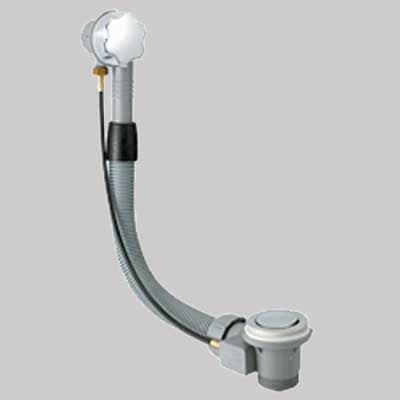 Colonna Scarico Vasca in Polipropilene 1½ a Sedere L 56÷65 cm Cgs - 2