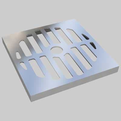 Griglia ABS per Piletta a Pavimento 10 x 10 Bonomini - 2