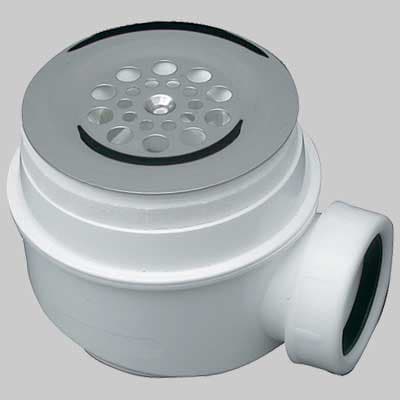 Piletta in PVC Sifonata per Piatto Doccia DM.40 x 1½ Cgs - 2