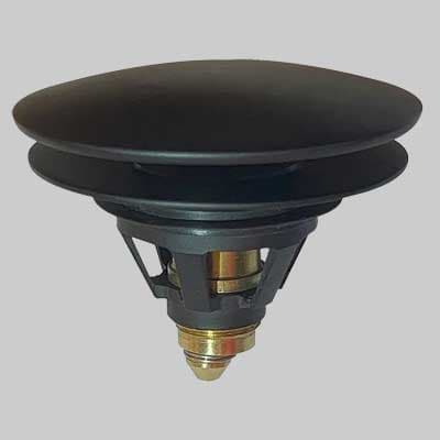Tappo Salterello Universale Click Clack Nero Opaco Ottone Made in Italy - 2