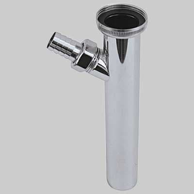 Tubo con Battente e Attacco Lavatrice 1¼ x 200 mm Made in Italy - 2