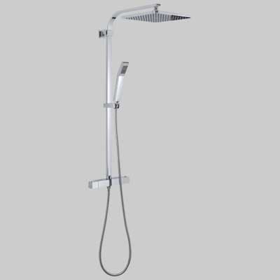 Set Colonna Starmix 01 Quadro con Miscelatore Termostatico Cromata Gedy - 2