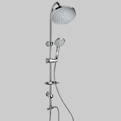 Set Colonna Tonda C4 Cromata Mamoli - 2