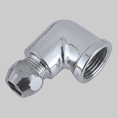 Raccordo Curvo Femmina Cromato 10 x ½ Va Albertoni - 2