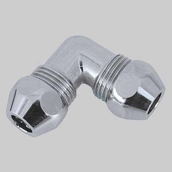 Raccordo Curvo Doppio Cromato 12 x 12 Va Albertoni - 2
