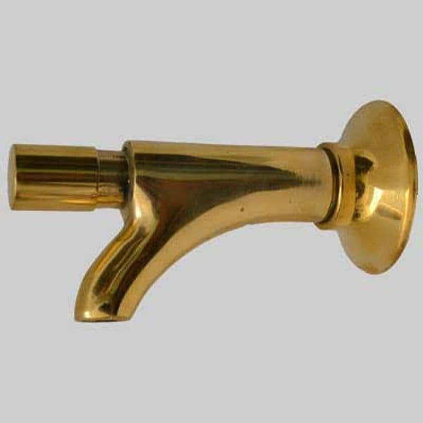 Rubinetto a Pulsante Semplice Ottone Giallo 1/2 Idral - 2