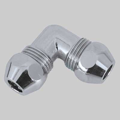Raccordo Curvo Doppio Cromato 10 x 10 Va Albertoni - 2