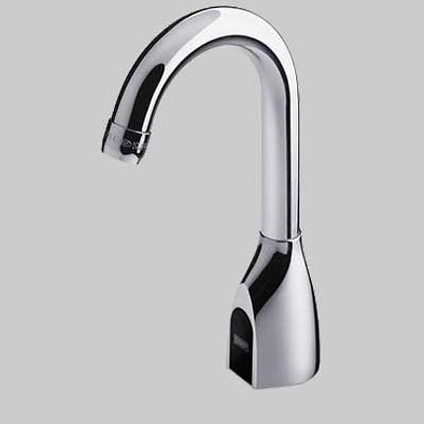 Rubinetto Lavabo a Fotocellula Canna Alta Corrente 220 V Dmp - 2