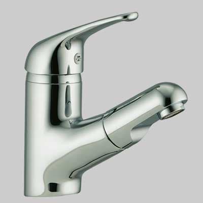 Monocomando Lavabo Doccetta Estraibile Cromo Porta & Bini - 2