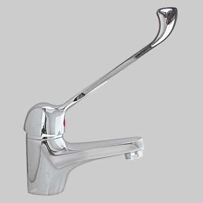 Monocomando Lavabo Leva Clinica Cromo Made in Italy - 2