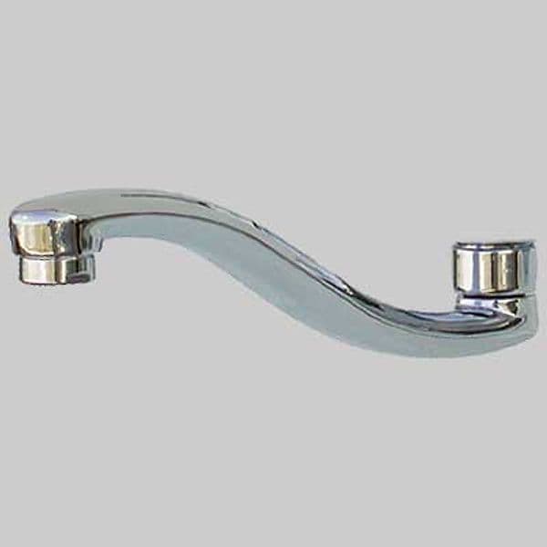 Bocca per Monocomando Lavello a Parete Cromo Cm 20 Cardinale