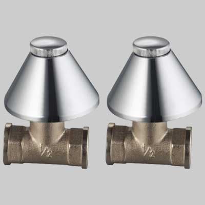 Rubinetto Incasso con Cappuccio ½ 024 Porta & Bini Cromo Lucidi 2 Pezzi - 2