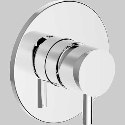 Piastra e Leva per Incasso Doccia Jabil Cromo Teorema - 2