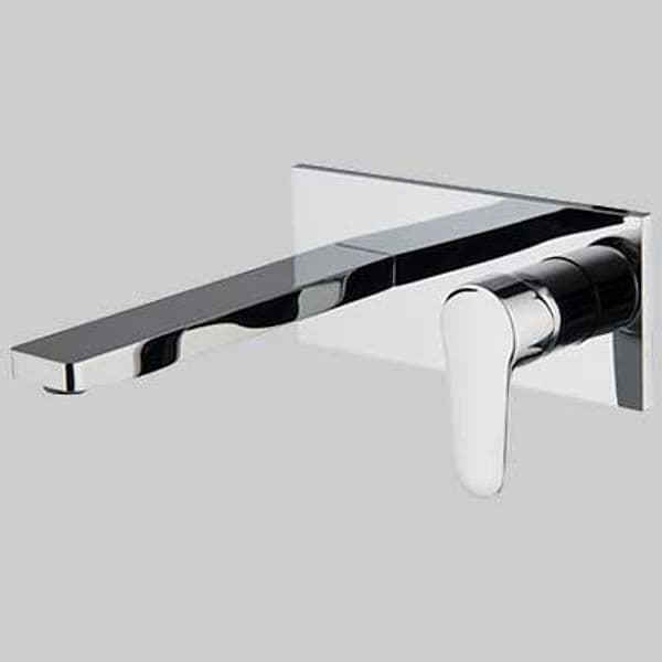 Monocomando Lavabo a Parete Serie 22 Bocca Cm 154 Cromo Fima Fratelli - 2