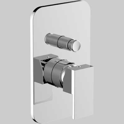 Rubinetto Miscelatore Incasso Doccia con Deviatore Pillar Teorema Completo - 2