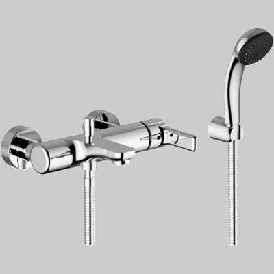 Rubinetto Miscelatore Vasca Esterno con Doccetta Goodlife Cromo Teorema - 2