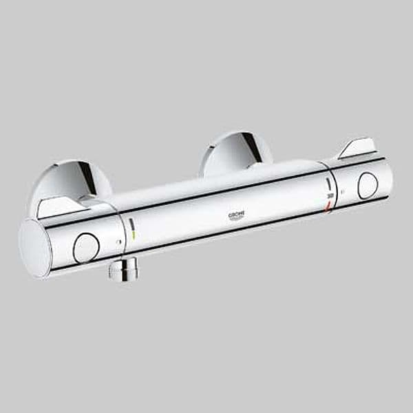 Rubinetto Miscelatore Doccia Esterno Termostatico Grohtherm 800 Cromo Grohe - 2