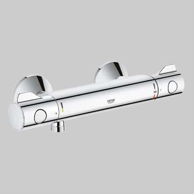 Rubinetto Miscelatore Doccia Esterno Termostatico Grohtherm 800 Cromo Grohe - 2