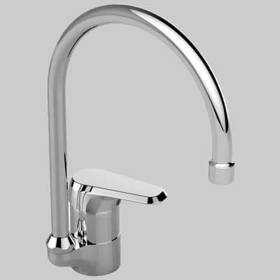 Monocomando Lavello con Bocca Alta Base Cromo Ideal Standard - 2
