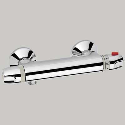 Rubinetto Miscelatore Doccia Esterno Termostatico 2T Cromo Paini - 2