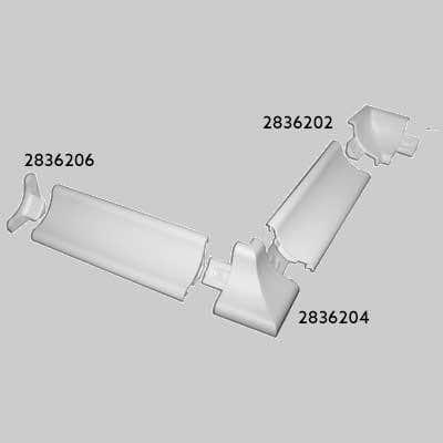 Raccordo per Profilo Igienico Rigido Tappo Stamplast - 2