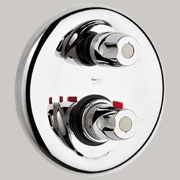 Rubinetto Miscelatore Doccia Incasso Termostatico 2T Cromo Paini - 2
