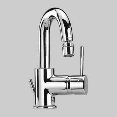 Monocomando Bidet Bocca Orientabile Disco Cromo Paini - 2