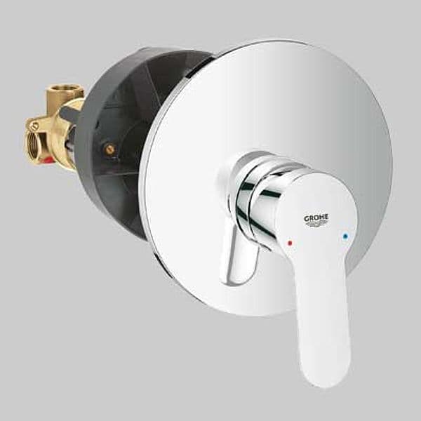Rubinetto Miscelatore Doccia Incasso Bauedge Cromo Grohe - 2