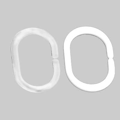 Anelli per Tenda Doccia Gedy Bianco - 2